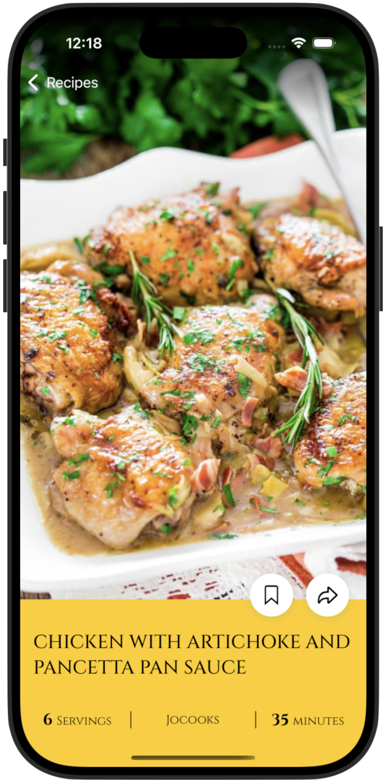 Half Lemons Recipe Generator App Recipe Details - Clean and Simple Recipe View